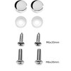 Premium Slim Style Stainless Steel License Plate Frame (2 Holes,