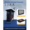 Hahaemall Chimney Cap, 14" x 14" Chimney Cover, Chimney Rain