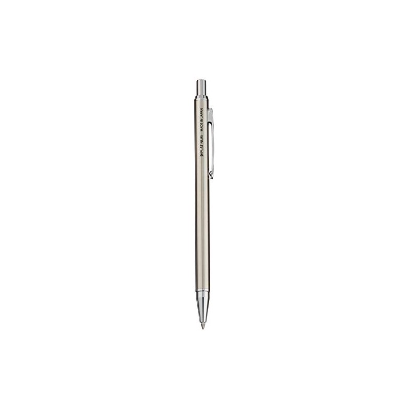 Platinum Fountain Pen, Oil-based Ballpoint Pen, Stainless Steel, Hairline BSL-500D