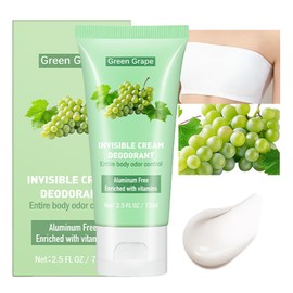 Desodorante de Cuerpo Entero Para Mujeres, Control de Olores de 72 Horas, Desodorante Corporal en Crema Invisible, Desodorante para Hombres y Mujeres, Protección Contra Olores (#2Green Grape)