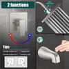Heyalan Shower Faucet Set with Tub Spout, Bathtub and Shower