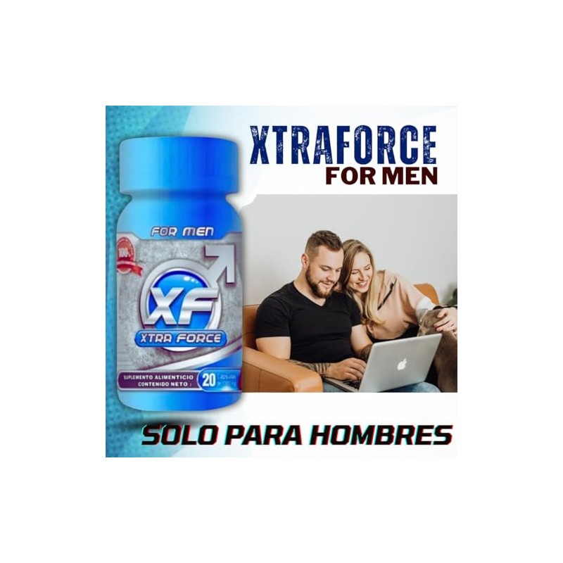 Xtraforce For Men Ingredientes Naturales Multivitaminico Hombre Salud Próstata Sana
