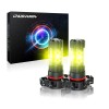 CHUSYYRAY LED Fog Light Bulbs 5202 Yellow for Chevy Silverado