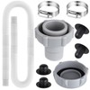 Tujoe P6H1158 Replacement Drain Valve Cap Plastic Swimming Pool Drain