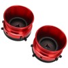 1 Pair NAB Hub Adapters Polished Aluminum Alloy Universal Loading