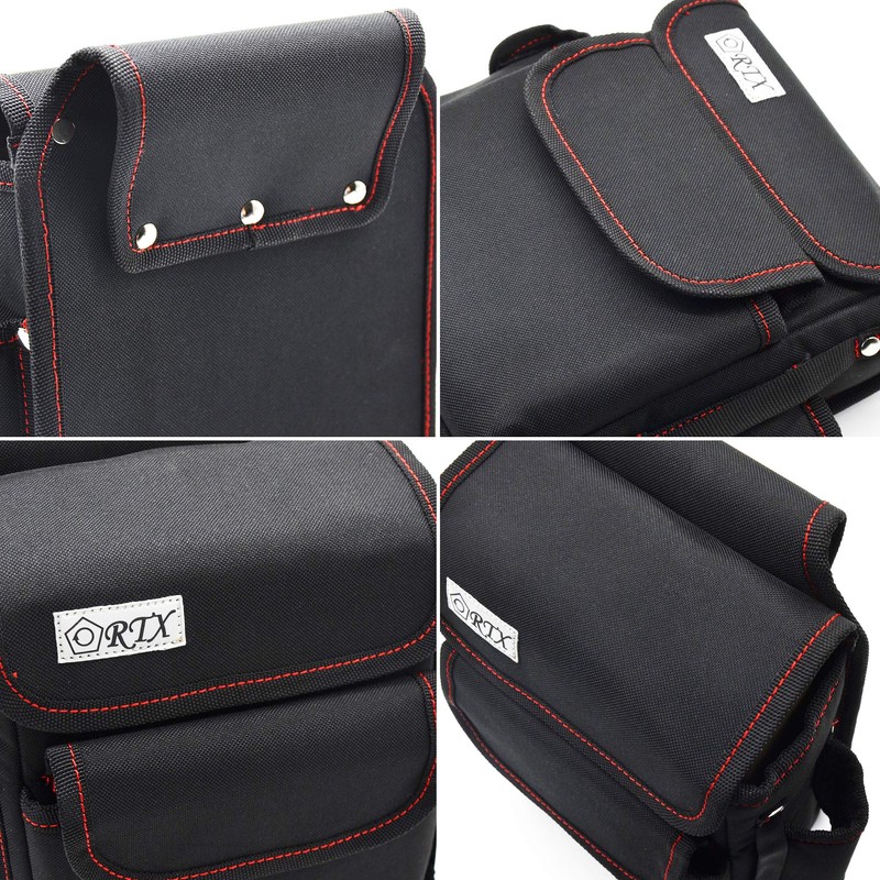 YOTENKA Waist Bag, Electrician's Waist Bag, Nail Bag with Lid,