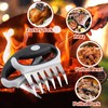 Lisnoway Meat Claws for Shredding, Metal Set of 2 Tools,