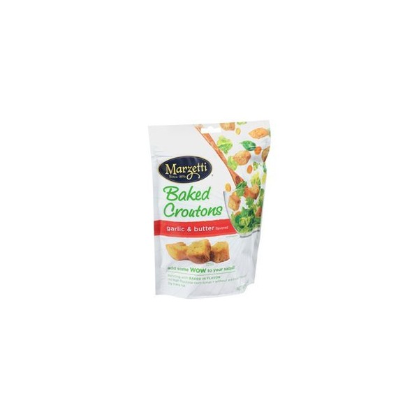 Marzetti Baked Croutons Garlic and Butter 5 oz (Pack of 6)