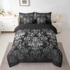 Erosebridal Gothic Damask 7 Piece Comforter Set Full Bed in