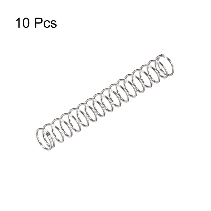 sourcing map Compression Spring 5 mm OD 0.5 mm Wire