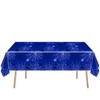 YTHKJS 2Pcs Blue Spiderweb Party Tablecloth|70.8 x 42.5 Inch| Spiderweb