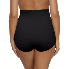Rago Shapewear Light Weight Support Black Brief Size 34/2XL