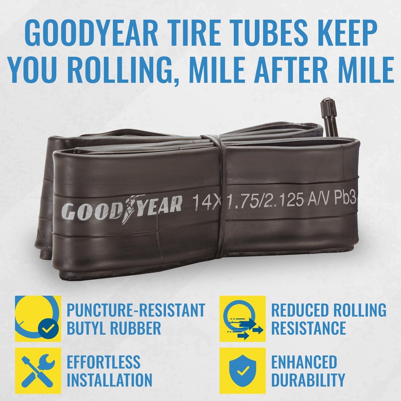 Goodyear Bicycle Tube, 14 X 1.75/2.125 - 14-inch Bike Tube