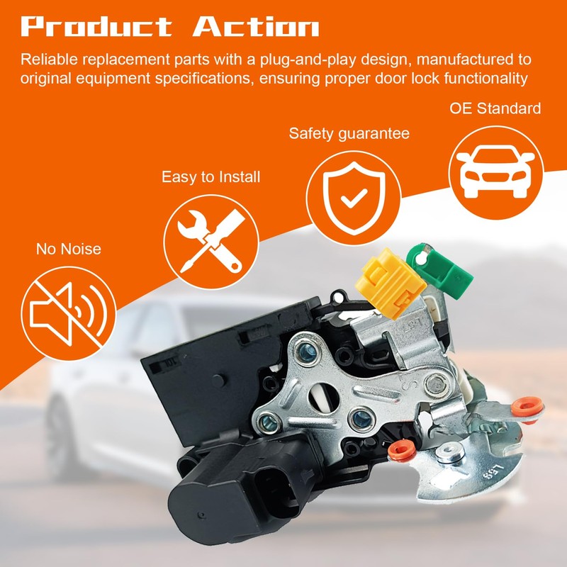 WayJun 15110641 Door Lock Actuator Front Left Driver Compatible with