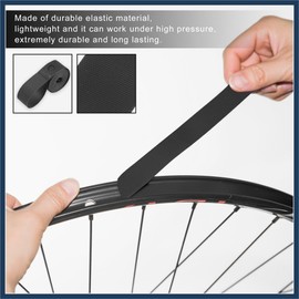 INFINAUTO 700C Bike Wheel Rim Strip Rim Tape Liner Tube Band PVC Black Pair Stylish Design