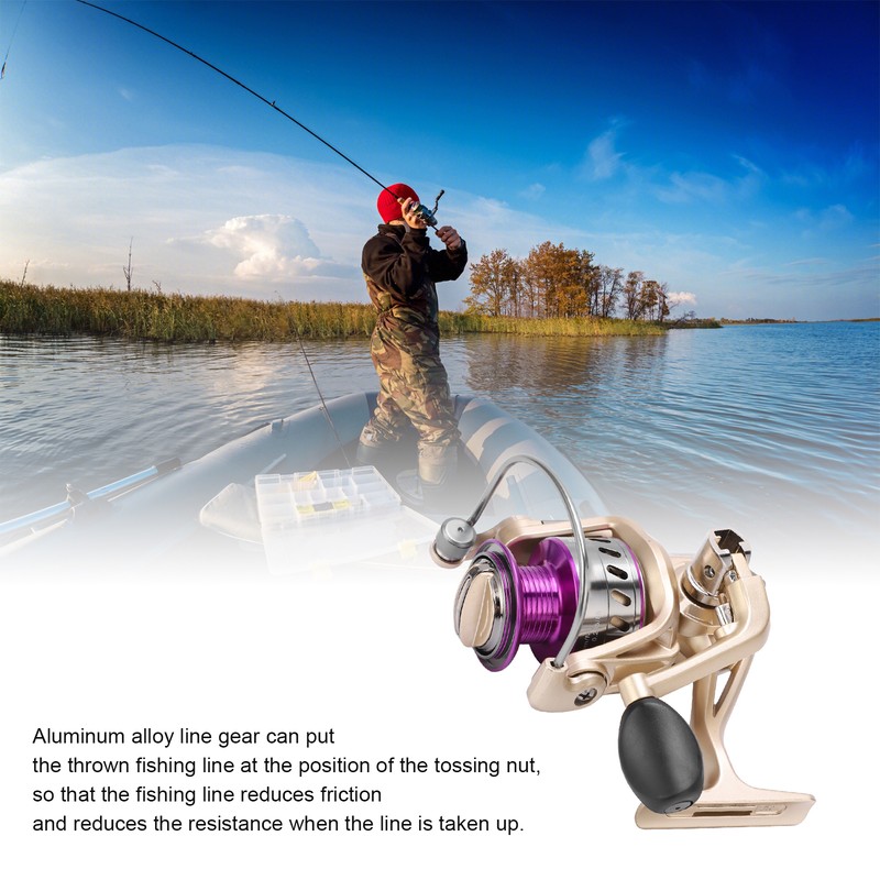 Spinning Reel 5.2:1 5+1BB Right Left Hand Interchangeable Fishing Reel