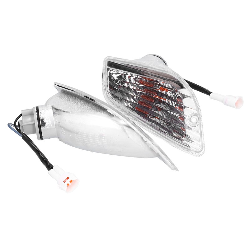 Pair Front Turn Signal Light Plastic 204360F Fit for Piaggio
