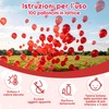 100 Pezzi Palloncini rossi, 12 Inches, in lattice naturale, con