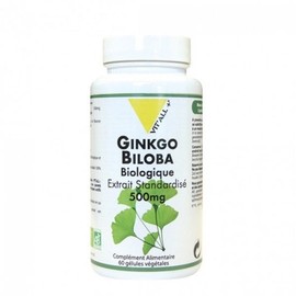 바이탈+ 징코 빌로바 바이오 500mg 60캡슐 Vital+ Ginkgo Biloba Bio 500mg 60 Capsules