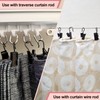 Coideal Small Curtain Clips for Hanging - 60 Pack Black