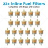 MAX COOL 22PCS Inline Fuel Filters Suitable for Briggs and