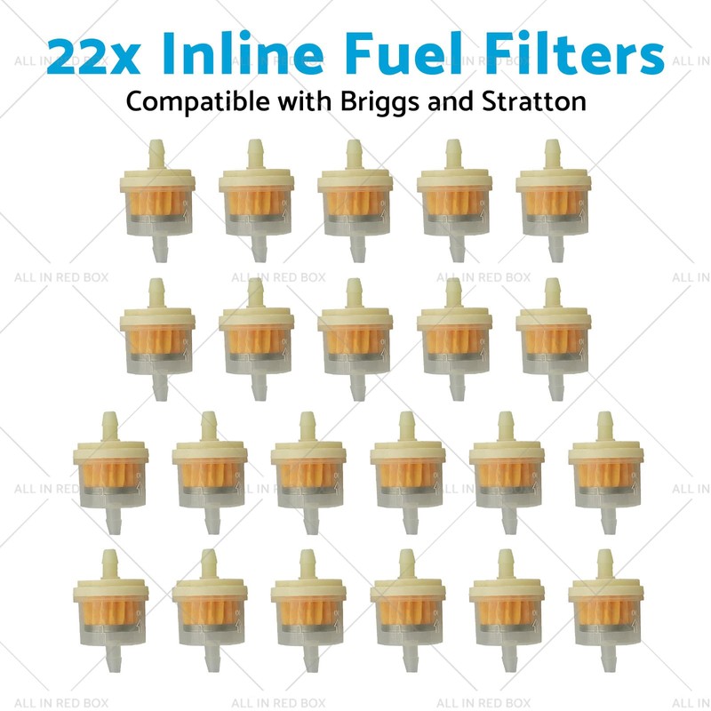MAX COOL 22PCS Inline Fuel Filters Suitable for Briggs and