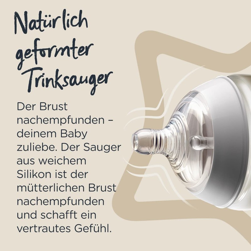 Tommee Tippee Closer to Nature Baby Bottle Starter Set, Naturally