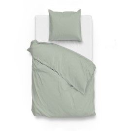 ZO!HOME Satinado Bed Linen Cotton Mako Satin Foam Green 100% Cotton (135 x 200 cm + 80 x 80 cm)