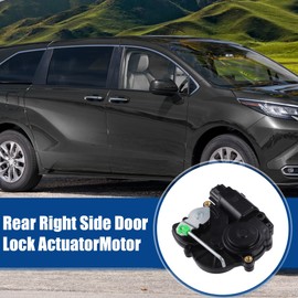 ACROPIX Rear Right Side Sliding Door Lock Actuator Fit for Toyota Sienna 2004-2010 No.8562008060 - Pack of 1 Black