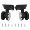 1 Pair Drawbar Box, Wheel Suitcase Luggage Spinner Wheel Replacement