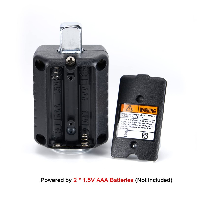 ThreeH 1/4 Inch Digital Torque Adapter (0.22-22.1ft-lb/0.3-30Nm) with Buzzer and