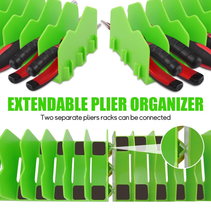 Eikovia Plier Orgainzer, 2 Pack ​Pliers Orgainzer with Extendable Design