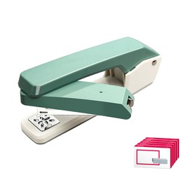 ACGCSFP 360° Rotatable Medium Bound Stapler for Booklets, Binding, Up to 25 Sheets, Strong, Deep 3.7 inches (95 mm), Lightweight, Thick Documents, Power Saving Design, Adjustable, Tabletop, Office