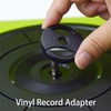 Lovermusic Black 7 Inch 45 RPM ABS Vinyl Record Centre-Hole