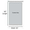 EVENHUG Orange Sunflowe Curtains Floral Window Curtain Panels Drapes for
