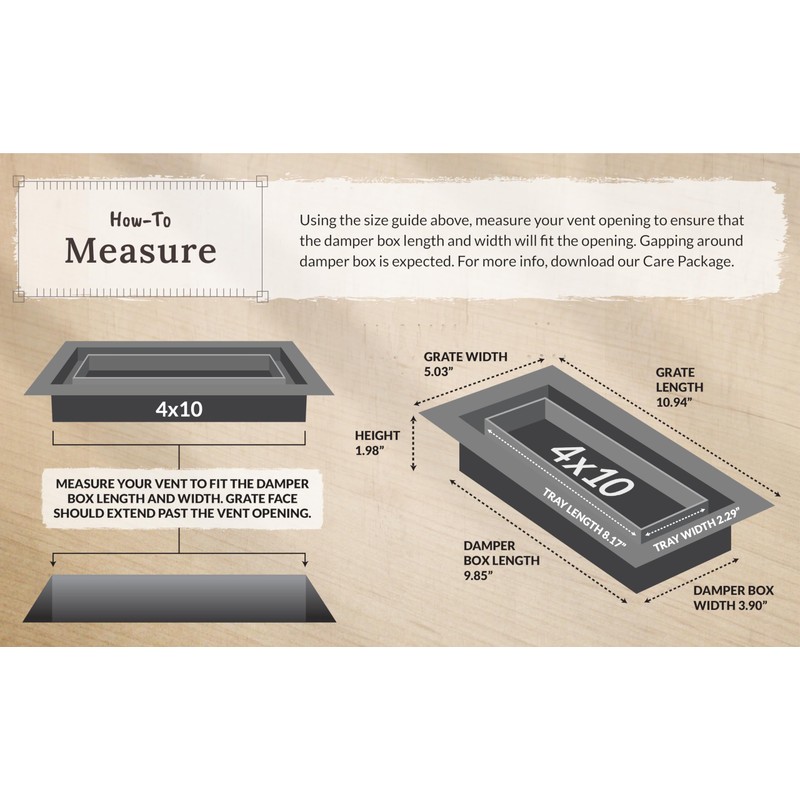 Inte-Grates IGFPD410-WH Plastic Floor Register, White