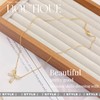 Ticome Bow Necklace,Light Luxury Niche Design Collarbone Chain Female,Sparkling Diamond