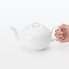 MUJI 83444211 Everyday Teapot, White, 23.7 fl oz (700 ml)