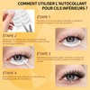 Magnetische falsche Wimpern, natürlicher Look, 4 Paar, kein Kleber erforderlich,