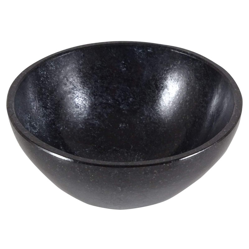Harmonize Black Obsidian Natural Stone Spiritual Healing Energy Hand Carved