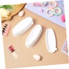 Healvian 9pcs Nail Dip Powder Tray Ergonomic French Tip Model