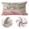 EKOBLA Christian Bible Verses Lumbar Decorative Throw Cushion Cover Scripture
