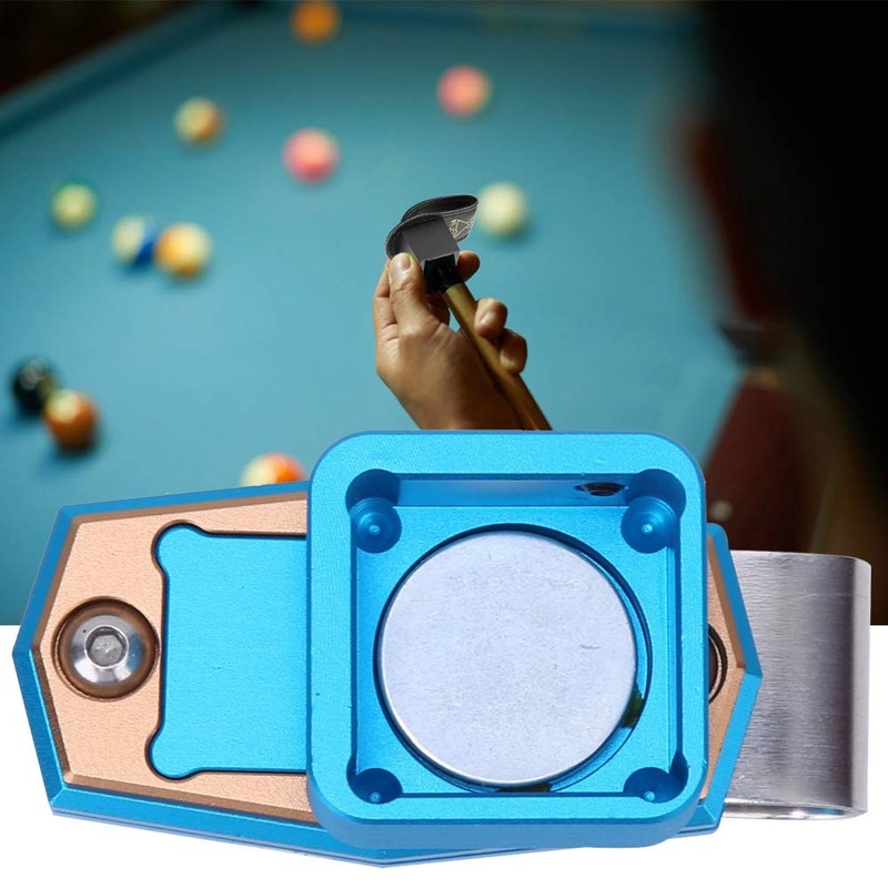 Mini Billiard Chalk Holder, Portable Magnetic Snooker Chalk Box Aluminum