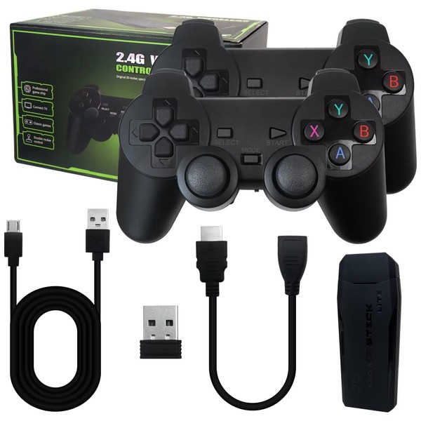 Wireless Retro Video Game Console Stick 20000+ Games Classic Games,