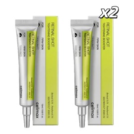 2pcs Celimax Retinal Shot Booster-retinal 0.1%, Panthenol 1% Todo Tipo De Piel Día/noche