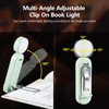 VAVOFO USB Rechargeable Book Light, Blue Light Blocking, Amber Light