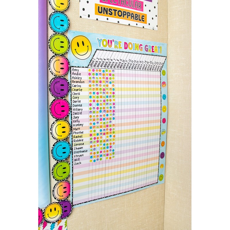 Teacher Created Resources Brights 4Ever Smiley Faces Mini Stickers Valu-Pak