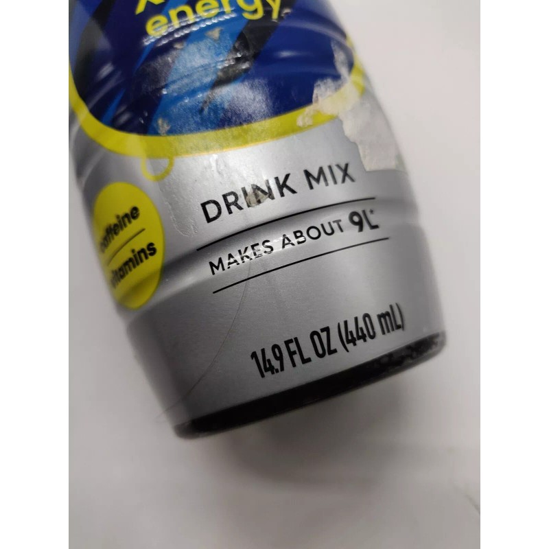 SodaStream Xtreme Diet Energy Drink Mix Caffeine Vitamins 14.9 OZ
