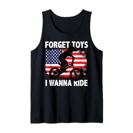 Forget Toys I Wanna Ride BMX Boys Tank Top
