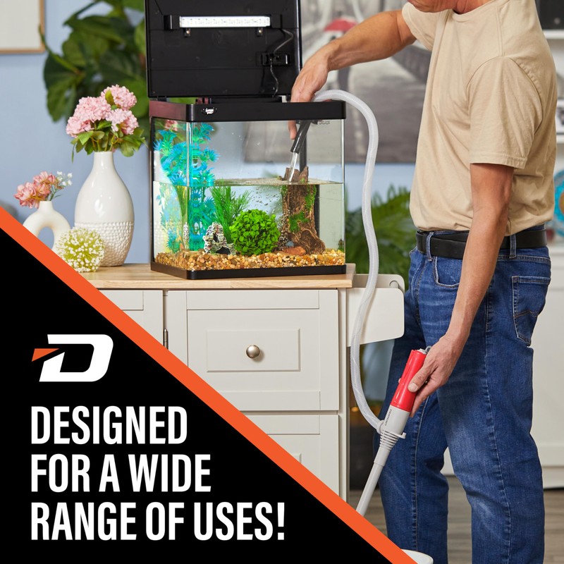 Deway Automatic Fuel Transfer Small 15" Pump with Auto-Stop &